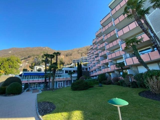 Luganersee, Pool, Strand, Parkplatz, Suite 204 Bissone Dış mekan fotoğraf